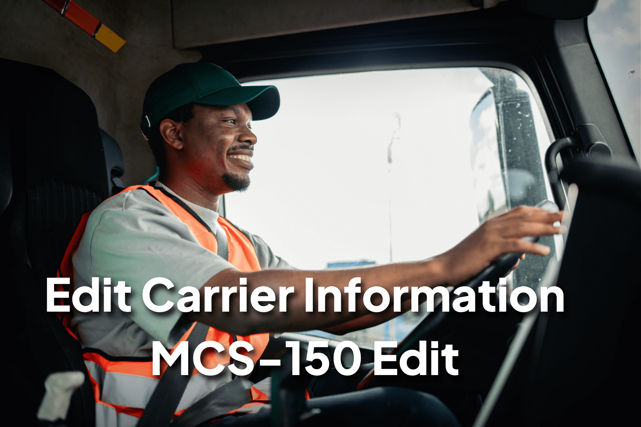 MCS150 Edit Edit Carrier Information MCS-150 Edit DOT Compliance Group