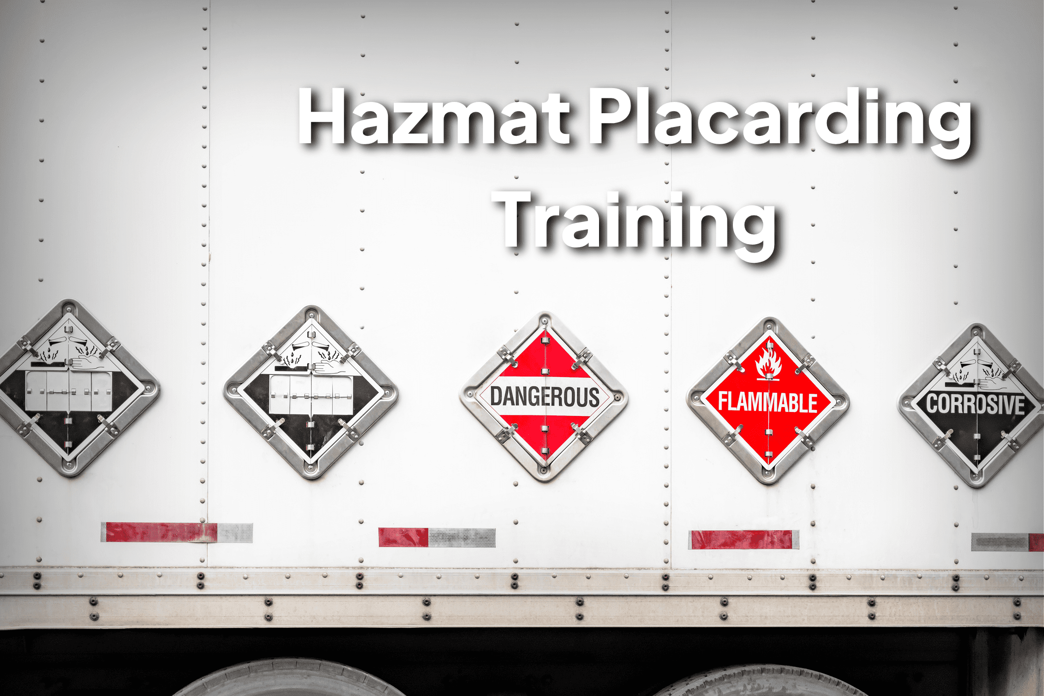 Hazmat Placarding Hazmat Placarding Training DOT Compliance Group